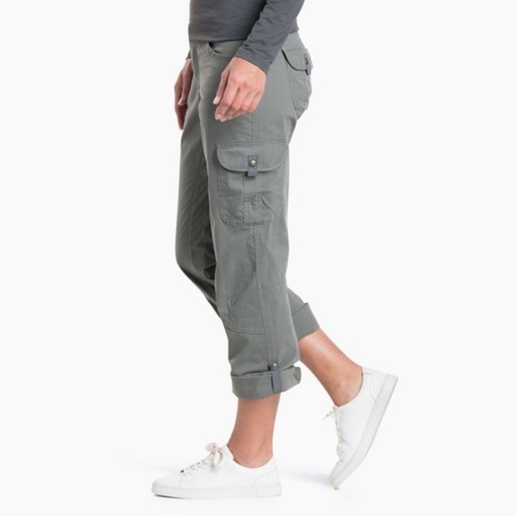 Kuhl SPLASH ROLL-UP PANT - olive green cargo hiking pants - Picture 5 of 12